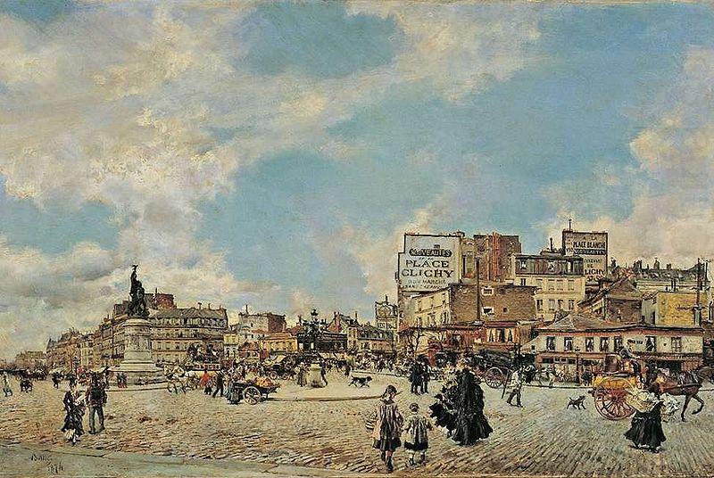 Giovanni Boldini Place Clichy china oil painting image